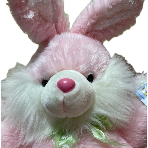 NEW EASTER BUNNY PLUSH PINK - Picture 3 of 6